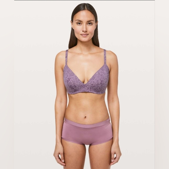 Lululemon Take Shape Bra Arabesque Antoinette Smoky Quartz - C36 - Picture 1 of 6